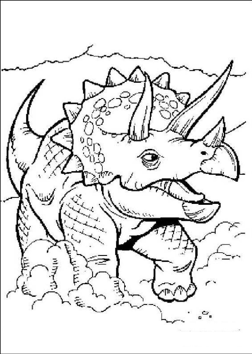 Раскраски Динозавры 24
