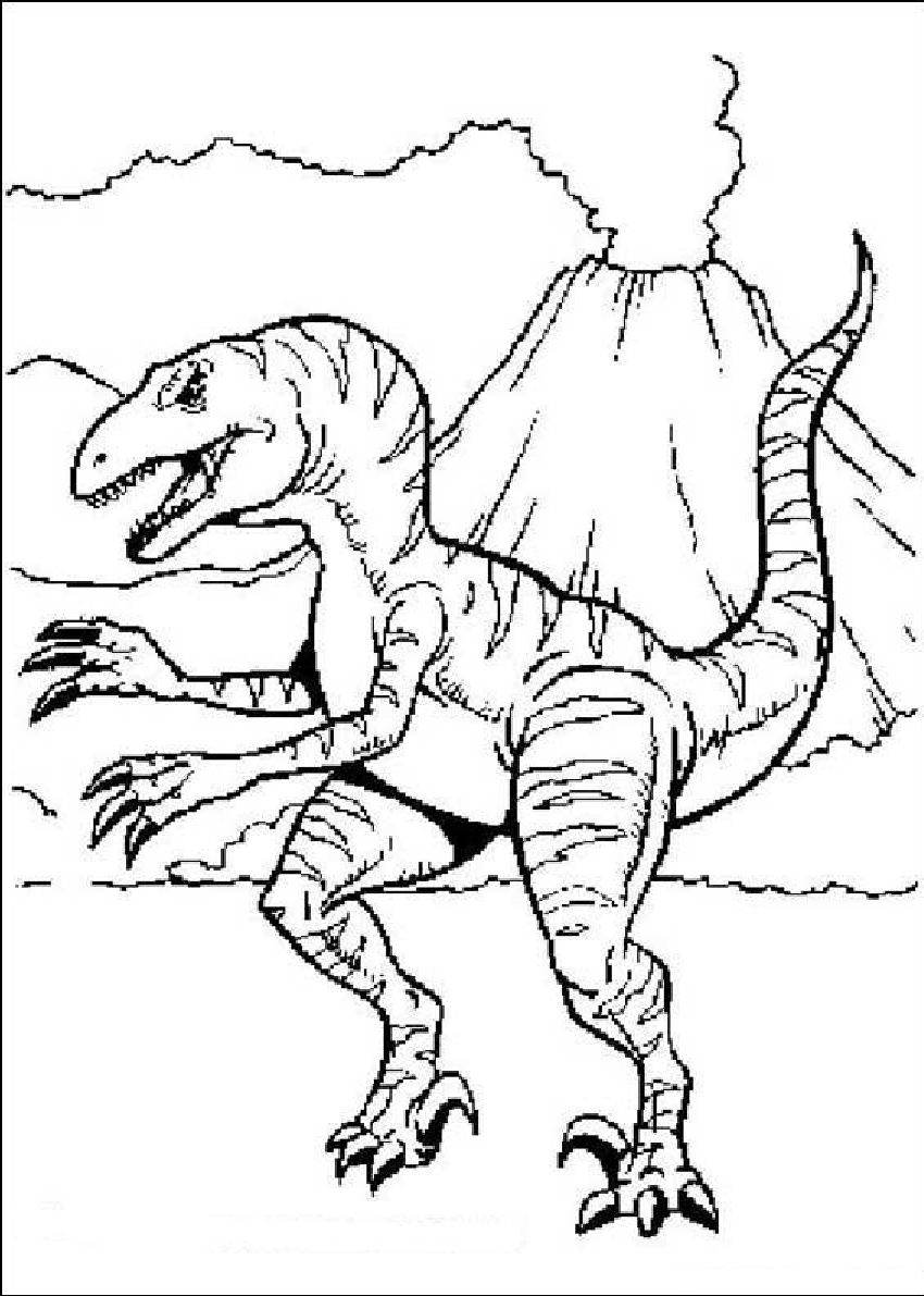 Раскраски Динозавры 4