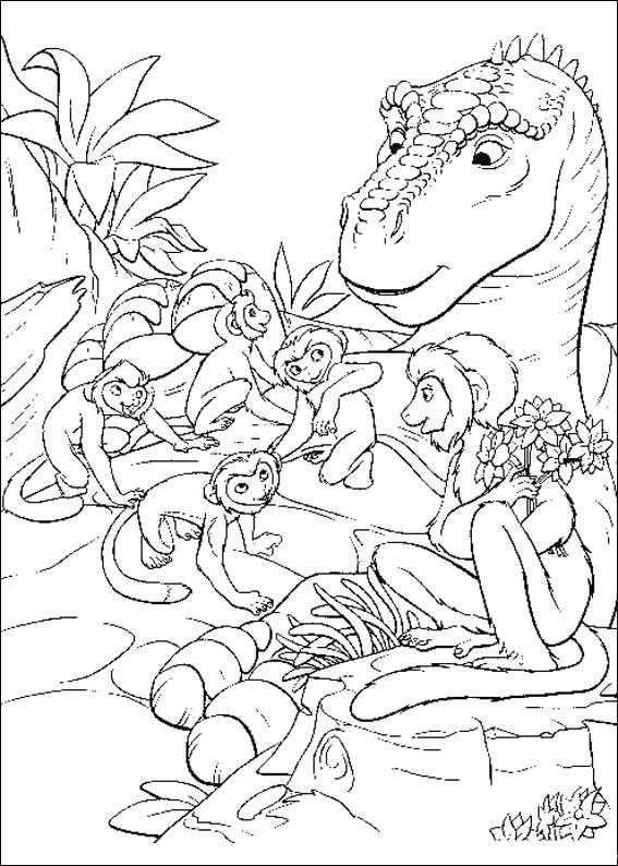 Раскраски динозавры 42