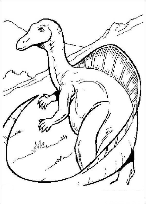 Раскраски динозавры 47