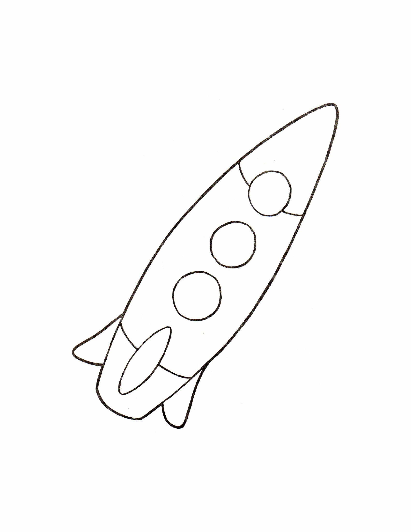 Раскраска ракета